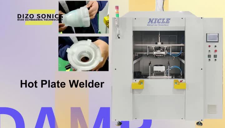 Plastic hot plate welder 