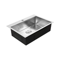 Custom Contemporary Stainless Steel Rectangular Kitchen Sink Set1
