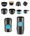 CF 1701BC+ Coffee Maker: 2600mAh Lithium Battery with Powder Capsule Compatibility1