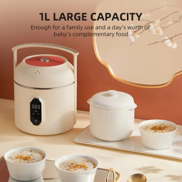 Electric Stew Pot Equipped with a "Mute Double Air Vent" Circumferential Flow Device, Specifically Designed for Office Workers