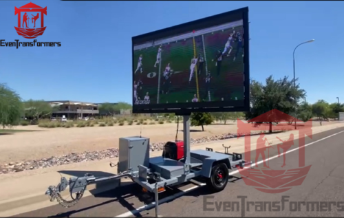 Dynamische Transitanzeigen: Mobile LED Billboard Truck Extravaganza