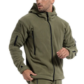 OEM Winter Fleece Jacket για τους άνδρες Thermal Fleece Hoodie Outdoors Sports Jackets με Zipper Hoodie1