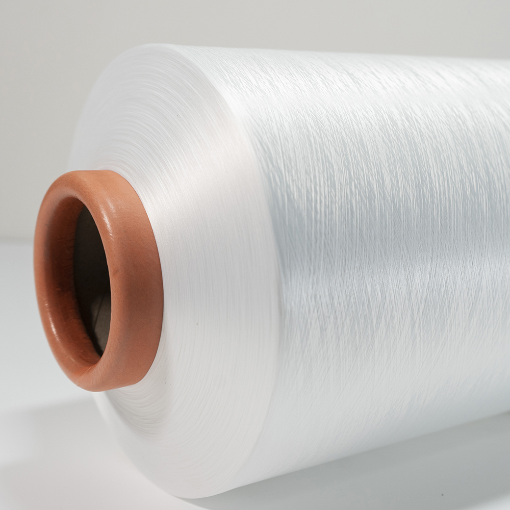 DTY 150/96 150D 48F 144 75/72 Sim 36 50D Denier Sd Coolmax Twisted Raw White DTY 100% Polyester Filament Textured Yarn