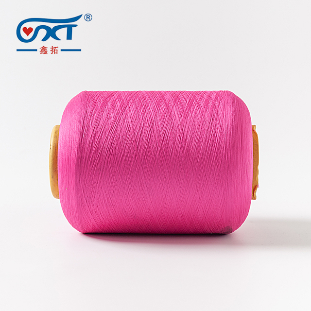 Bright Color SCY Single Polyester Spandex Covered Yarn