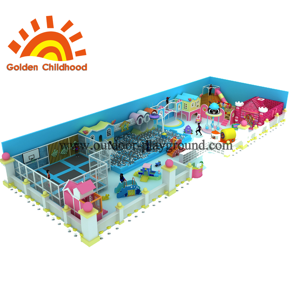 Bule Indoor Playground Equipment For Children