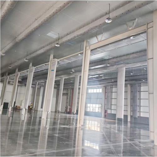 Application Case of Fabric Air Duct Supply and Return Air System in Henan New Energy Factory Building