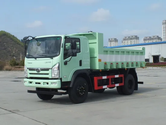 Trak Dump Belakang 4X2 8cbm Ekonomi &amp; Praktikal Lingkaran Tiga untuk Pengangkutan Tanah Ladang1