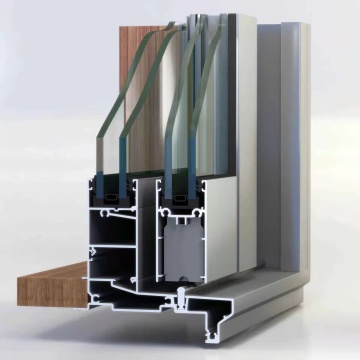 Visión xeral dos perfís de aluminio fiestra e porta