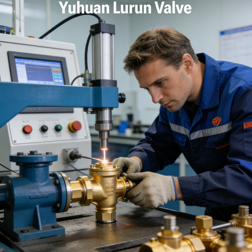 Válvula de controle de latão para serviços pesados ​​para sistemas de tubulações industriais