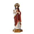 8-inch Catholic Sacred Heart of Jesus Statue: Resin Jesus Sculpture, Decoration, Figurine, and Religious Gift1