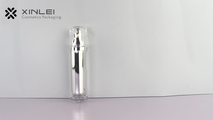 Skin care product packaging bottle with drilling surface