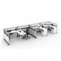 Commercial MDF Employee Office Modular Call Center Cubicle Partitions1