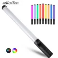 Handheld RGB LED Light Stick Colorful Photographic Lighting For Youtube VK 2500K-8500K LED Flash Lamp stick With Tripod