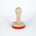 Custom Wood Handle Silicone Cake Biscuit Cookie Stamp - 3D DIY Baking Tool1