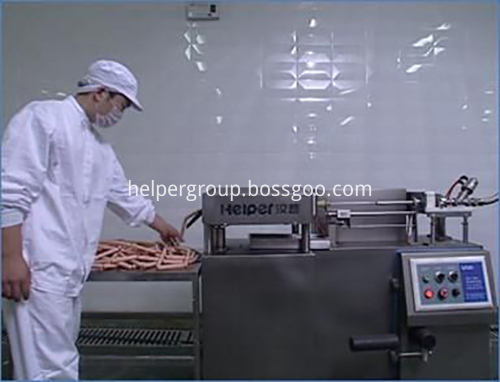 sausage linker working process