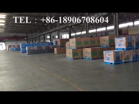 Hongwuhuan electric screw air compressors stocking in the warehouse