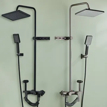 Hot and Cold Shower Head Bathroom Shower Set1