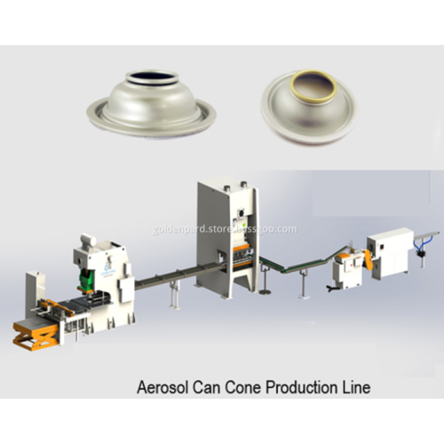 Revolutionizing Aerosol Can Manufacturing: Jalur produksi top & kubah top cone sepenuhnya otomatis-ACML-150 & ADML-150