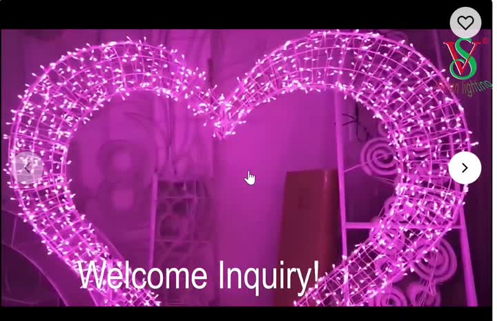 Wedding Motif Light 2d 3d Christmas Road Decor