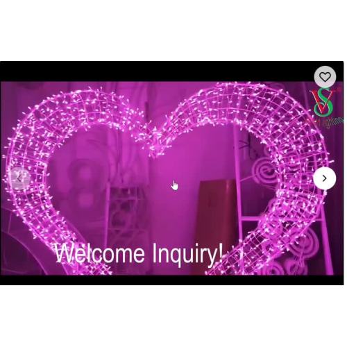 Wedding Motif Light 2d 3d Christmas Road Decor