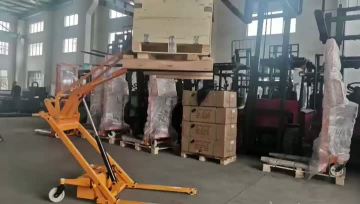Multifunctional Stacker 500kg Curved Arm Pallet Truck