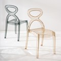 Nordic Modern Transparent Acrylic Stacking Dining Chair for Milk Tea and Coffee Shops1