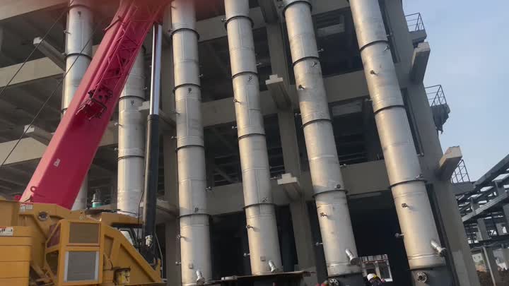 Field installation of tower