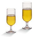 9oz 15oz Clear Beer Glass with Stem - PC Tritan SAN Stemware Water Glass1