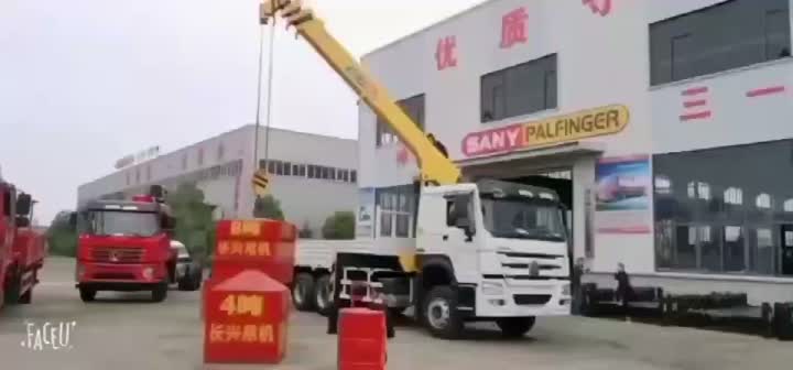 Grúa montada en camión