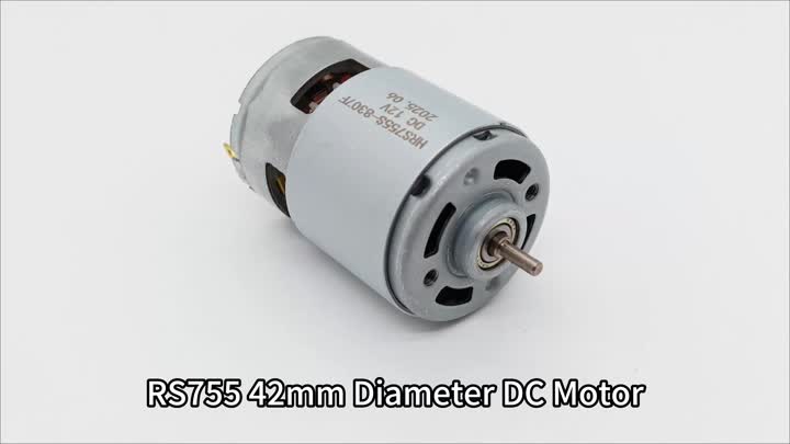 Enerji Tasarruflu 755 Fırçalı DC Motor Tasarımı