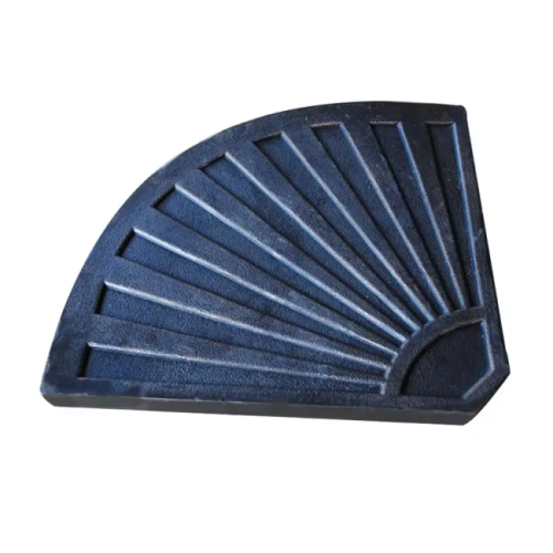 Patio pendirian plat keluli persegi 15 inci 4pcs tapak taman payung untuk dijual