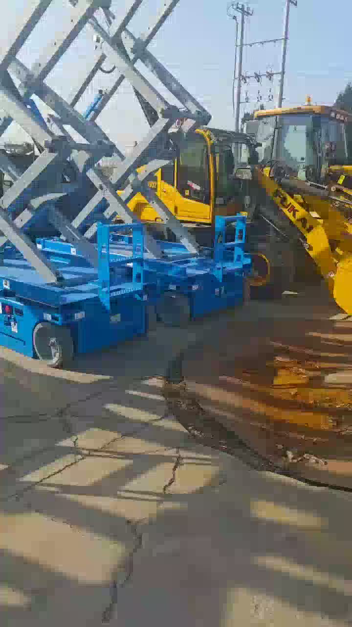 Подъемная платформа ножничного типа2