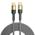 High Quality 1.2M-2M Nylon Gold-plated 20W USB-C to iOS Fast Charger Cable for iPhone 11/12/13/141