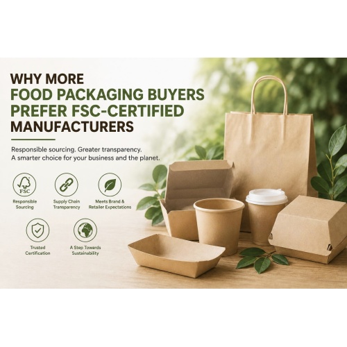 De ce mai mulți cumpărători de ambalaje alimentare preferă producătorii certificati FSC