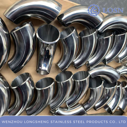 Accesorios para tuberías de acero inoxidable de gama completa disponibles, accesorios para soldadura a tope Wenzhou Longsheng exportados a proyectos industriales globales