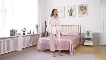 silk pajamas set