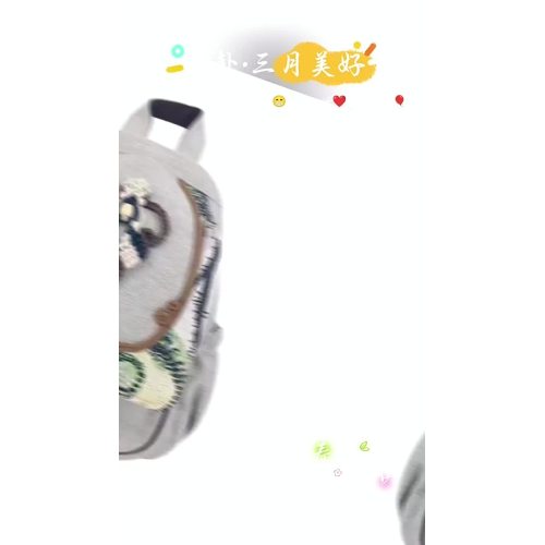 B348-RY Mochila de algodón y lino