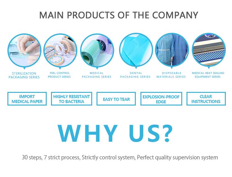 Medical Sterilization Pouch For Dental Autoclave, High Quality Medical