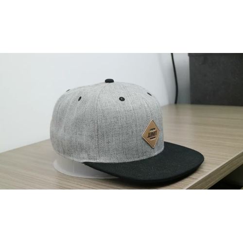 Flat Brim Snapback Cap