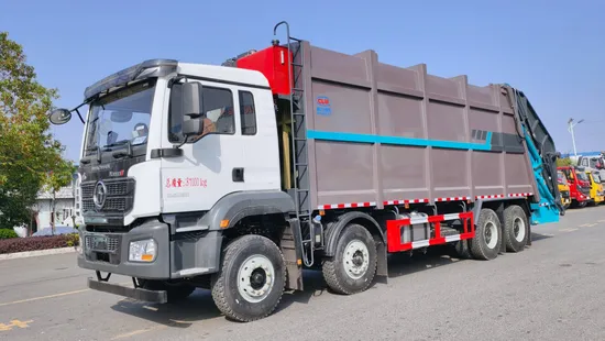 Ketahanan Tahan Lama Shacman 8X4 38-40cbm Trak Tolak Padat1