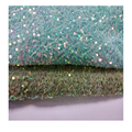 Tissu de dentelle de mariage broderie extensible velours menthe verte lilas dentelle tissu flip sequin tissu1