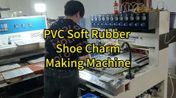 PVC Soft Rubber Shoe Charm Making Machine