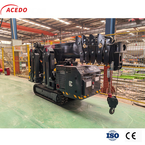 Запущен прочный 3-тонный гусеничный мини-кран, заполняющий пробелы в работе в узких пространствах