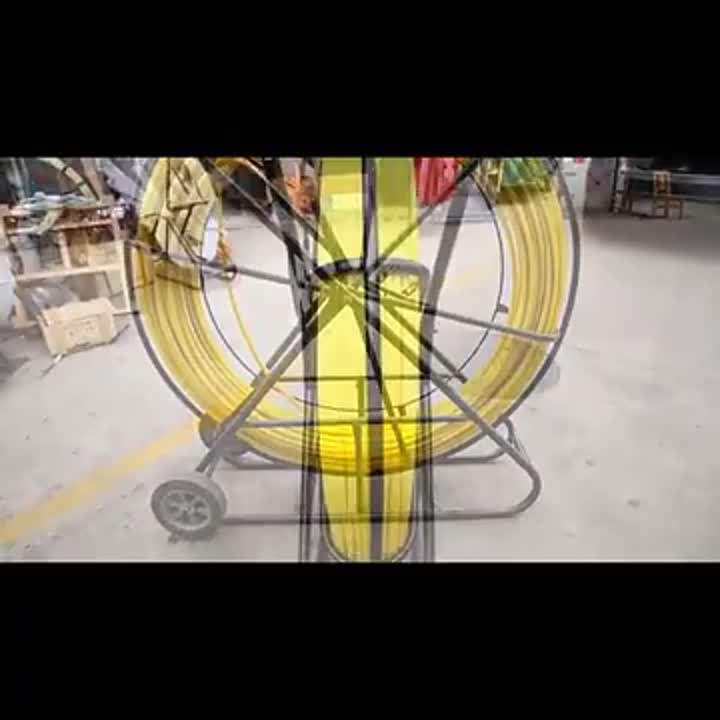 Fiberglass duct rodder