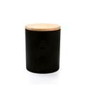 7oz 10oz 15oz Wholesale Modern Empty Round Custom Matte Black Candle Jar with Lid1