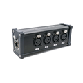 RJ45 Couplers Connector: 4 XLR Female 3-5pin to RJ45 Network Straight Couplers1