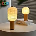 WABI-SABI Japanese Art Handmade Ice-Cream Cone Bamboo Tube Rice Paper Lamp1