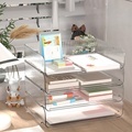 Large Open PET Data Storage Box - Multi-Function A4 Paper Organizer1