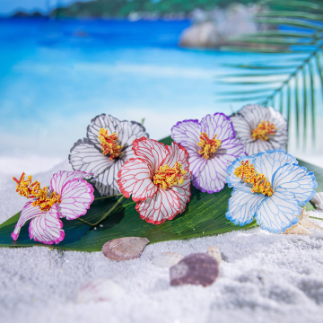 Hibiscus Flower Ear Pick