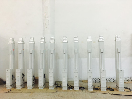 Mass quantity manufacturing of electric mast